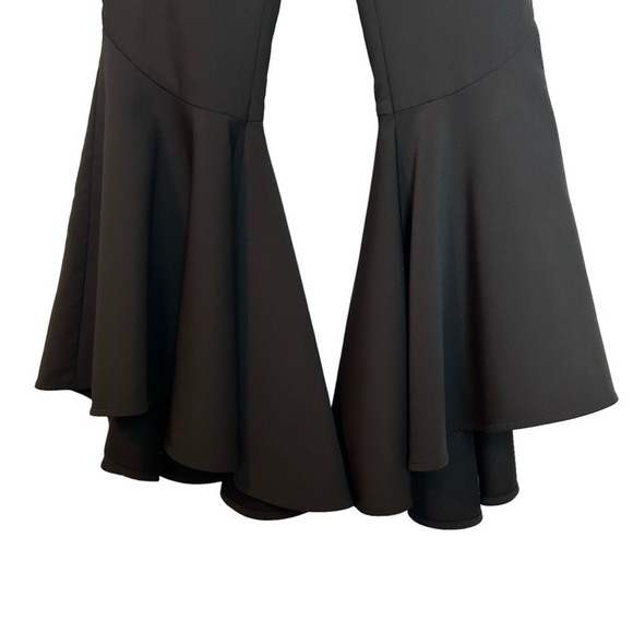 ELLERY Sinuous Cropped Bell Bottom Suit Pants Side Zip Wool Blend Sz.4 - Picture 3 of 16